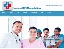 Tablet Screenshot of freecprcertificationonline.com
